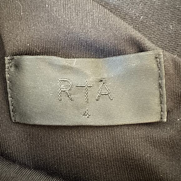 RTA Micmechanic Edie Black Mini Dress Size 4 - Picture 15 of 16